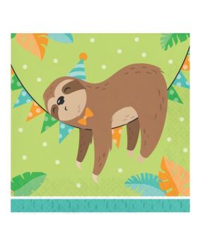 Sloth Party Lunch Napkins