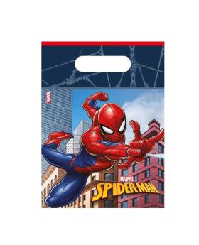 Spiderman Crime Fighter Party Bags, pk6