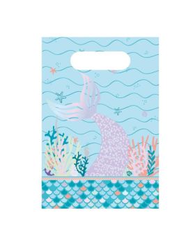 Mermaid Tales Paper Party Bags, pk8