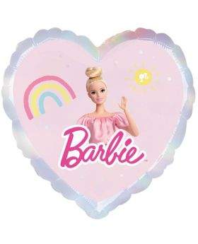 Barbie Heart Shape Foil Balloon 18"
