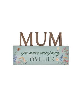 The Cottage Garden Mum Boxed Letter Plaque