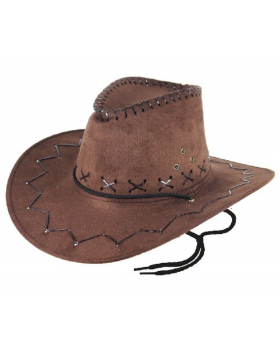 Deluxe Adult Brown Cowboy Hat