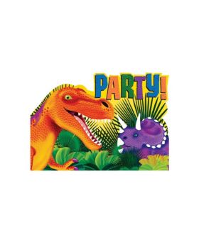 Dinosaur Prehistoric Party Invitations