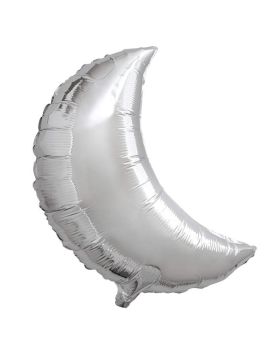 Moon Shaped Foil Balloon 23.5"