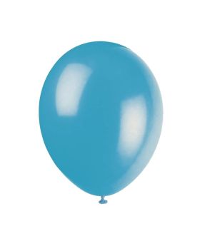 Turquoise Latex Balloons 12", pk10