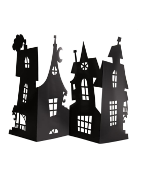 Haunted House Card Centrepiece Decoration