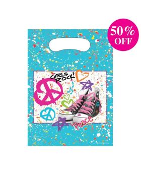 8 Totally 80's Rock Girls Party Bags