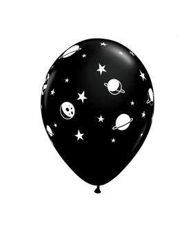 Space Astronaut Party Latex Balloons 11", pk6