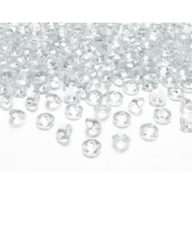 Clear Diamond Confetti 12mm, pk100
