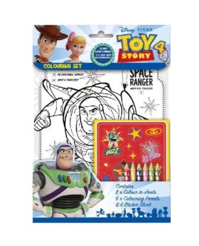 Toy Story 4 Colouring Set