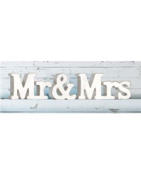 Mr & Mrs Wooden Decoration