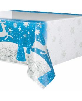 Snowflakes Christmas Party Tablecover