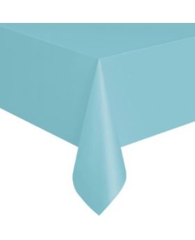 Teal Blue Plastic Tablecover 1.37m x 2.74m