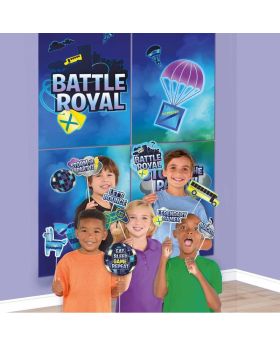 Battle Royal Party Scene Setter with Photo Props