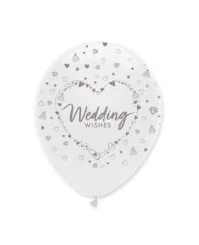 Wedding Wishes Latex Ballons