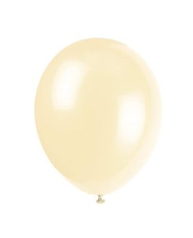 Ivory Cream Latex Balloons 12", pk10