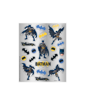 Batman Party Sticker Sheets, pk4
