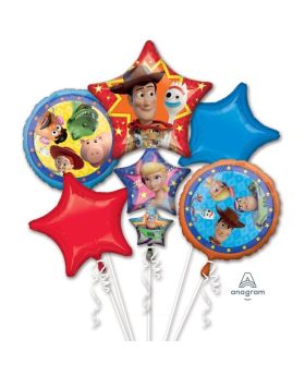 Toy Story 4 Foil Balloon Bouquet, pk5