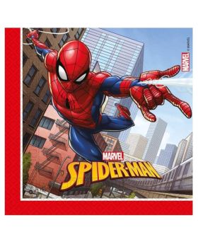 Spiderman Crime Fighter Napkins, pk20