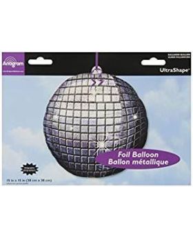 Disco Ball Holographic UltraShape Foil Balloon