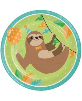 Sloth Party Dinner Plates