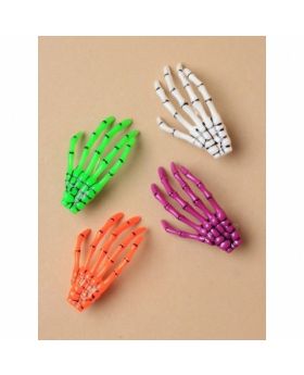 Halloween Plastic Skeleton Hand Hair Clip