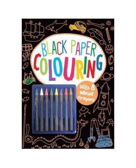 Black Paper Colouring Book
