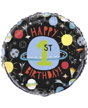 Outer Space Party Foil Balloon 18"
