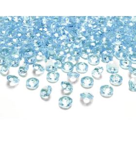 Blue Diamond Confetti 12mm,  pk100