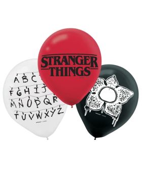Stranger Things Latex Balloons 12", pk6
