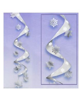 Snowflake Super Swirl Decoration 1.2m
