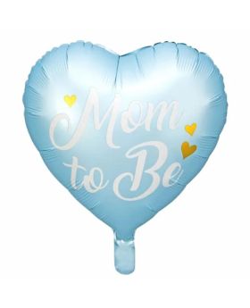 Blue Mom To Be Foil Balloon 18"