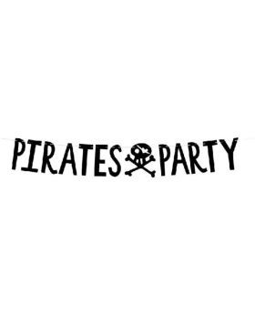 Pirate Party Letter Banner 1m