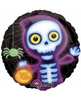 Halloween Boo Crew Skeleton Foil Balloon 18"