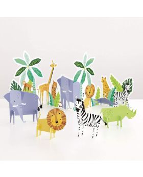 Animal Safari Party Table Decorating Kit