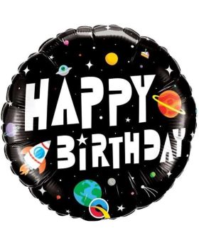 Astronaut Happy Birthday Foil Balloon 18"