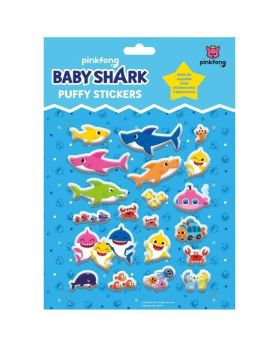 Baby Shark Puffy Stickers