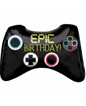 Epic Party Game Controller SuperShape Foil Balloon 28"