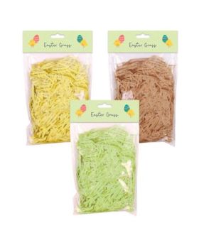 Easter Paper Grass, One Supplied, Assorted Colours