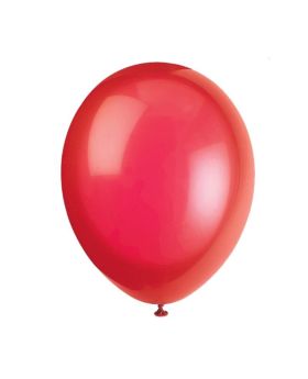Scarlet Red Latex Balloons 12", pk10