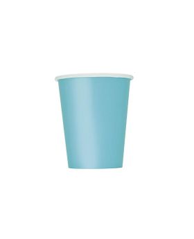Teal Blue Paper Cups, pk14