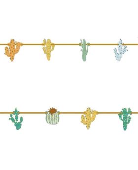 Cacti Party Banner 2.3m