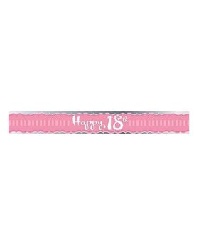 Perfectly Pink 18th Birthday Sash