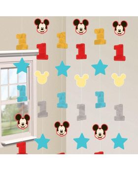 Mickey Mouse Fun to Be One String Decorations, pk6