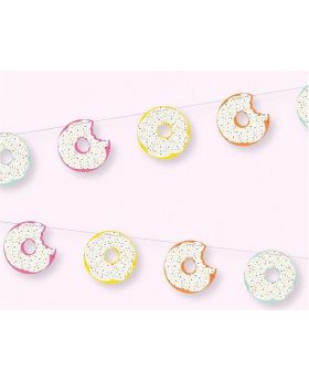 Donut Party Cut Outs Garland 7ft