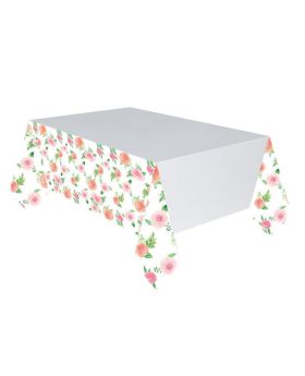 Floral Party Tablecover 1.37m x 2.43m