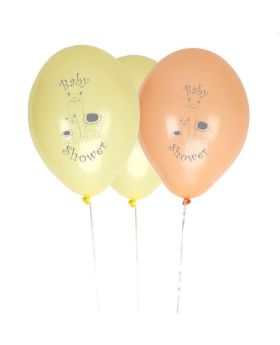 Llama Love Baby Shower Latex Balloons 12", pk8