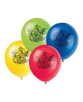 8 Justice League Latex Balloons