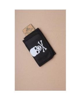 Skull and Crossbones Mini Wallet