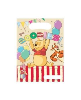 Winnie The Pooh Alphabet Party Bags, pk6